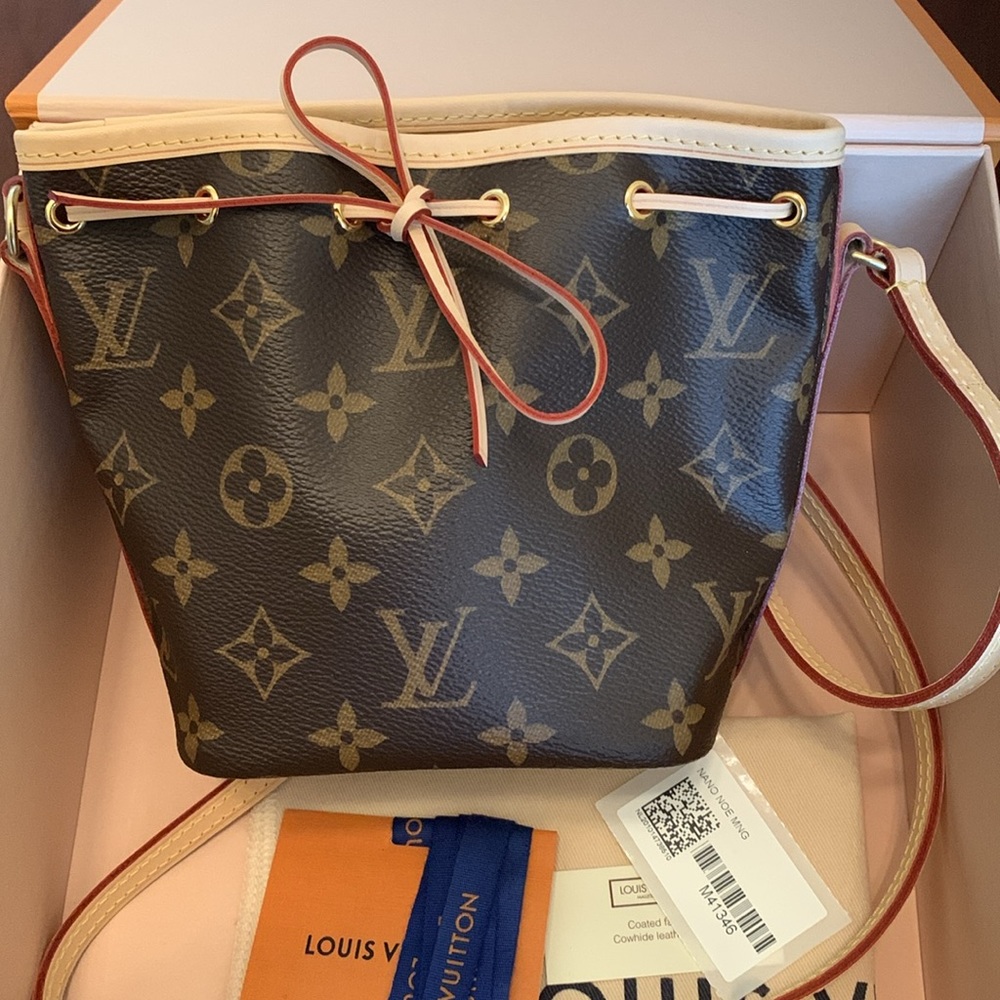 Louis Vuitton Brown and Tan Mini Bag